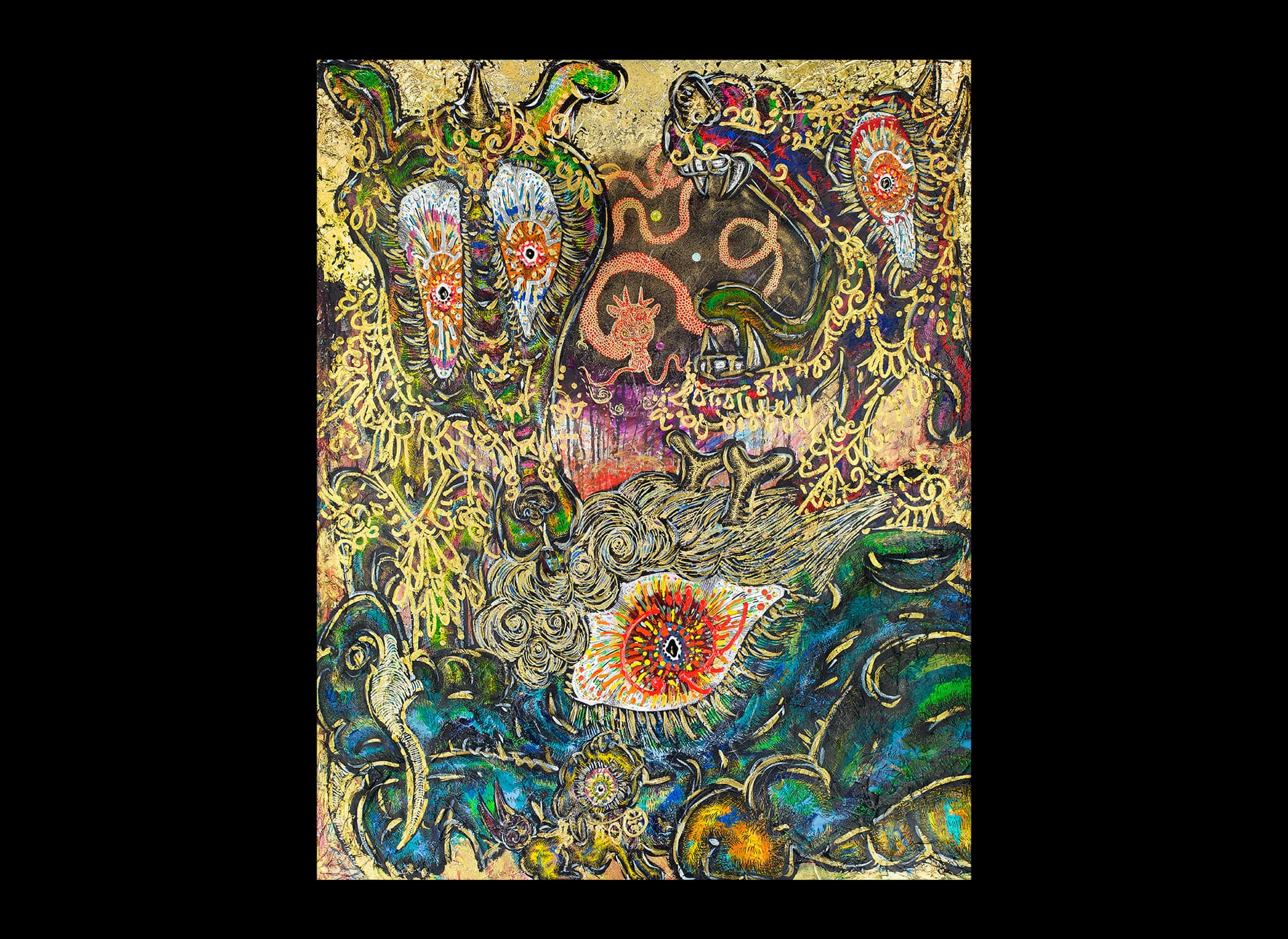 鍾乳洞に響く神獣達の地鳴りと、満月の日